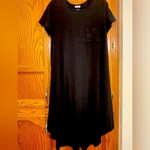 Lularoe Carly dress black high low dress size M medium